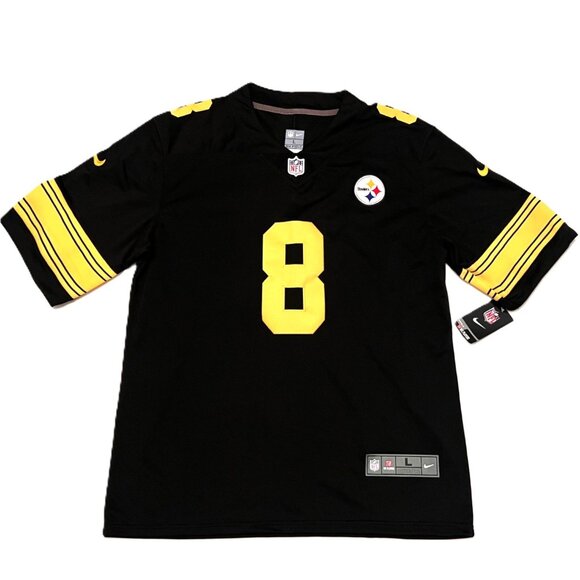 NFL Pittsburgh Steelers Pickett Football Jersey Mens Large New Retail $150 Nike - Picture 1 of 8